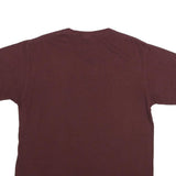 CHAMPION Mens Maroon Mississippi State Baseball T-Shirt L Short Sleeve Crew Neck