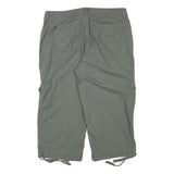 ST JOHNS BAY Womens Shorts Green Casual Cargo M W30 Comfort Fit