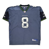 Seahawks Reebok Nfl Football Jersey - 2XL Gray Polyester