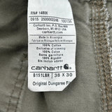 Carhartt Carpenter Trousers - 36W 28L Brown Cotton