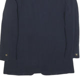 MARELLA Womens Navy Blue Jacket UK 14 Viscose Blend Single Button Classic