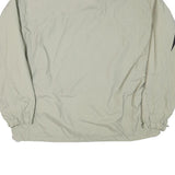 COLUMBIA Mens Beige & Black Outdoor Jacket L Polyester Blend Zip Plain