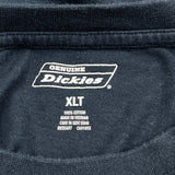 Dickies Tall T-Shirt - XL Navy Cotton