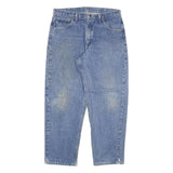 CARHARTT Mens Regular Fit Straight Blue Denim Jeans W34 L29 Classic Cotton Blend