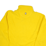 CHAPS Mens Yellow Plain Pullover Jumper Crew Neck Basic Knit 2XL Polyester