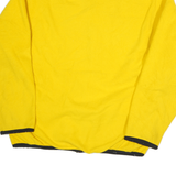 CHAPS Mens Yellow Plain Pullover Jumper Crew Neck Basic Knit 2XL Polyester