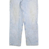 CARHARTT Mens Regular Fit Light Blue Denim Jeans W36 L34 Classic Zip Closure