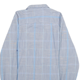 CALVIN KLEIN Mens Blue Pattern Shirt S Cotton Long Sleeve Button Formal