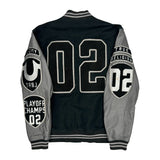 Playoff Champs 02 True Religion Varsity Jacket - 3XL Black Polyester