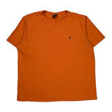 Polo By Ralph Lauren T-Shirt - 2XL Orange Cotton