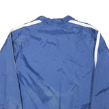 NIKE Womens Blue Plain Jacket M Polyester Blend Zip Sports Casual Lightweight