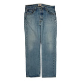501 Levis Jeans - 34W 30L Light Wash Denim