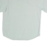 PATAGONIA Mens White & Grey Striped Short Sleeve Polo Shirt M Casual Summer