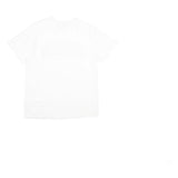 T UNIVERSITY Mens White Oregon Graphic T-Shirt S Short Sleeve Crew Neck Casual