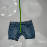 True Religion Denim Shorts - 32W US 8 Blue Denim