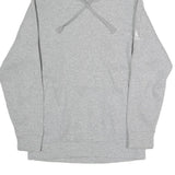 ADIDAS Mens Grey Hoodie M Cotton Pullover Drawstring Hood Casual