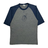 Sports Team Logo Nike Graphic T-Shirt - Medium Blue Cotton