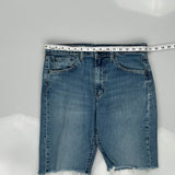 505 Levis Denim Shorts - 32W 10L Blue Cotton