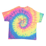 HANES Mens Tie Dye Rainbow Virginia Beach Graphic T-Shirt 2XL Short Sleeve Crew