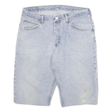 WRANGLER Mens Denim Blue Casual Shorts 2XL W34 Cotton Blend Summer Wear
