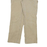 CARHARTT Womens Cotton Blend Beige Regular Fit Straight Trousers W30 L27