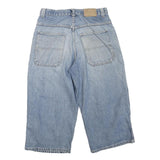 JAYJAY'S Mens Shorts Blue Denim Casual M W34 Cotton Blend Relaxed Fit