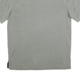 COLUMBIA Mens Grey Polo Shirt L Cotton Blend Short Sleeve Basic Comfortable Fit