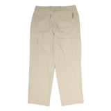 CAMEL ACTIVE Mens Cotton Blend Beige Regular Fit Straight Leg Trousers W32 L28
