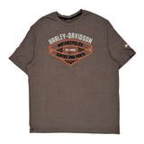 Grand Rapids Harley Davidson Graphic T-Shirt - XL Orange Cotton