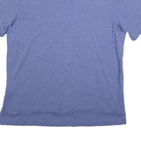 POLO RALPH LAUREN Mens Blue Short Sleeve Plain XL Cotton Blend Polo Shirt
