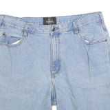 RED HEAD Mens Shorts Blue Denim XL W38 Classic Relaxed Fit Cotton Blend