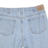 RED HEAD Mens Shorts Blue Denim XL W38 Classic Relaxed Fit Cotton Blend