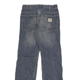 CARHARTT Mens Jeans Blue Regular Straight Denim Medium W28 L31 Workwear