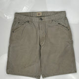 Schmidt Carpenter Shorts - 35W 11L Gray Cotton
