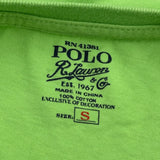 Polo By Ralph Lauren T-Shirt - Small Green Cotton