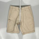 Levis Cargo Shorts - 31W 11L Beige Cotton Blend