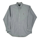 Blake Ralph Lauren Shirt - Large Gray Cotton