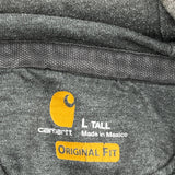 Carhartt Hoodie - Large Gray Cotton Blend