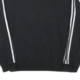 ADIDAS Womens Black & White Pullover Sweatshirt M Crew Neck Sports Casual