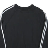 ADIDAS Womens Black & White Pullover Sweatshirt M Crew Neck Sports Casual