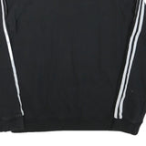 ADIDAS Womens Black & White Pullover Sweatshirt M Crew Neck Sports Casual