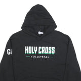 CHAMPION Mens Black Holy Cross Volleyball Hoodie XL Cotton Blend Pullover