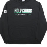 CHAMPION Mens Black Holy Cross Volleyball Hoodie XL Cotton Blend Pullover