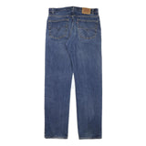 LEVI'S 505 Mens Jeans Blue Regular Straight Denim Medium W36 L35 Classic Zip