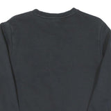 PUMA Mens Black Cotton Crew Neck S Sweatshirt Logo Print Casual Pullover