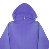 MAMMUT Womens Purple Outdoor Jacket S Polyester Blend Woven Hooded Zip Stand-Up
