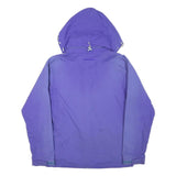 MAMMUT Womens Purple Outdoor Jacket S Polyester Blend Woven Hooded Zip Stand-Up
