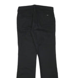 HIS Womens Black Cotton Blend Regular Flared Trousers W29 L31 Stylish