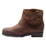 PALLADIUM Biker Boots Brown Leather Womens UK 5