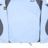 JACK WOLFSKIN Womens Blue & Grey Outdoor Jacket M Polyester Blend Woven